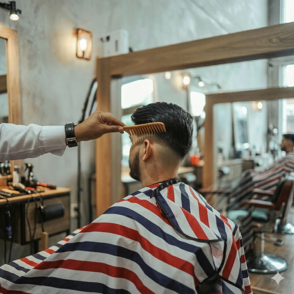imagem de um cabelo cortado